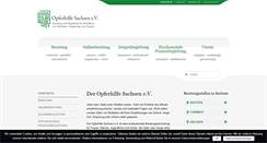 Desktop Screenshot of opferhilfe-sachsen.de
